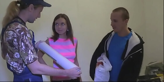 poor fellow lets randy pal to penetrate his gf for cash