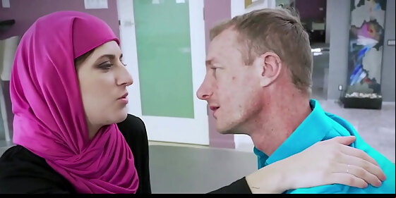 muslimfantasy horny muslim arab teen nikki knightly unveils her asshole but keep her hijab covering her head while she lets her anal fuck her